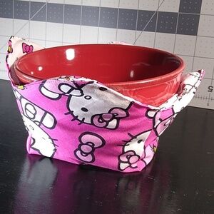 Bowl cozy 3 pack hello kitty print fabric